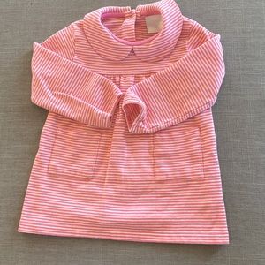 Girls Little English Long Sleeve Knit Dress